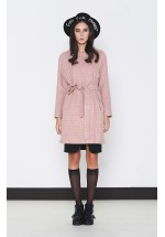 Palton KVINNA Pink Pattern