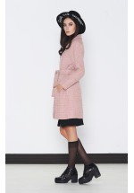 Palton KVINNA Pink Pattern