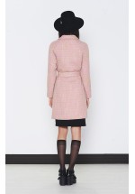 Palton KVINNA Pink Pattern